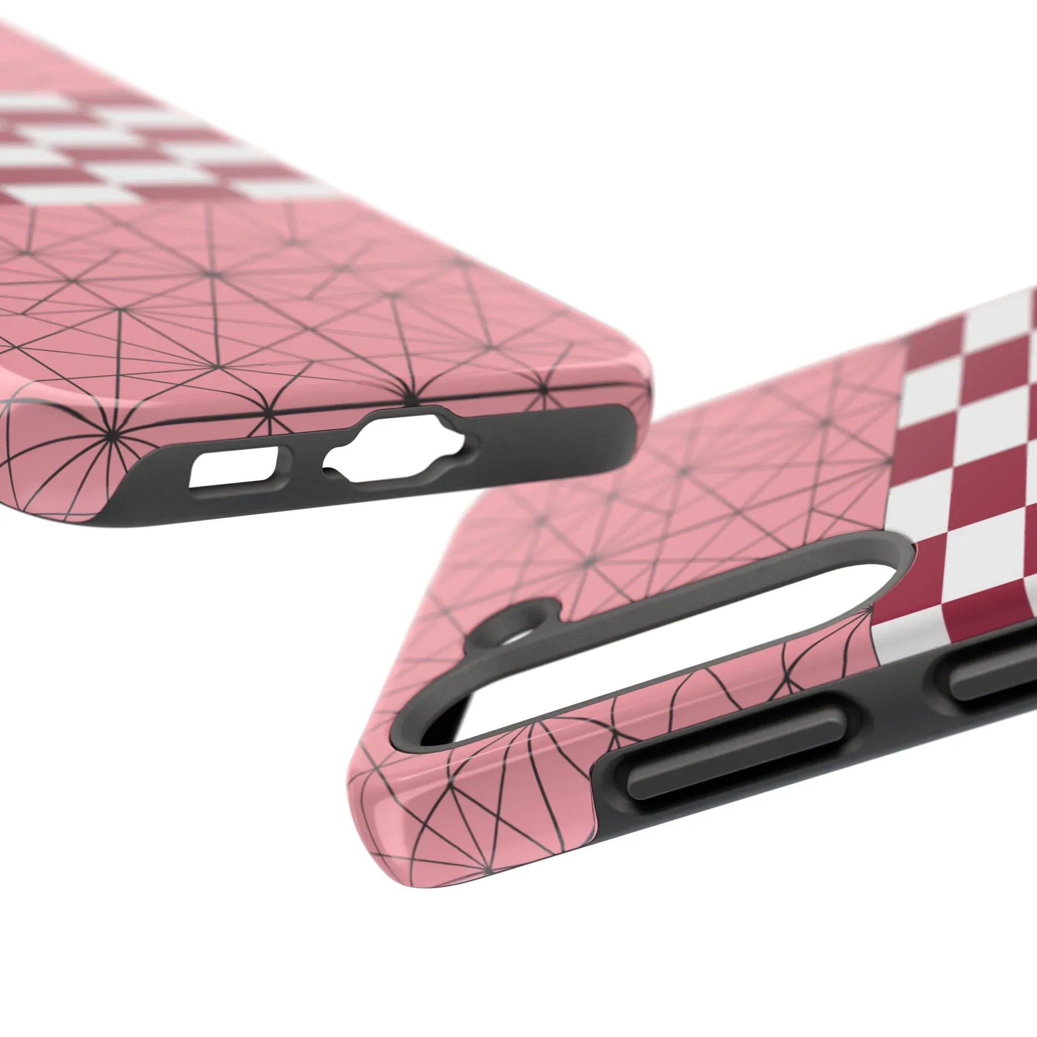 Geometric Kimono Tough Phone Case (Apple & Android) - Pink Sweetheart