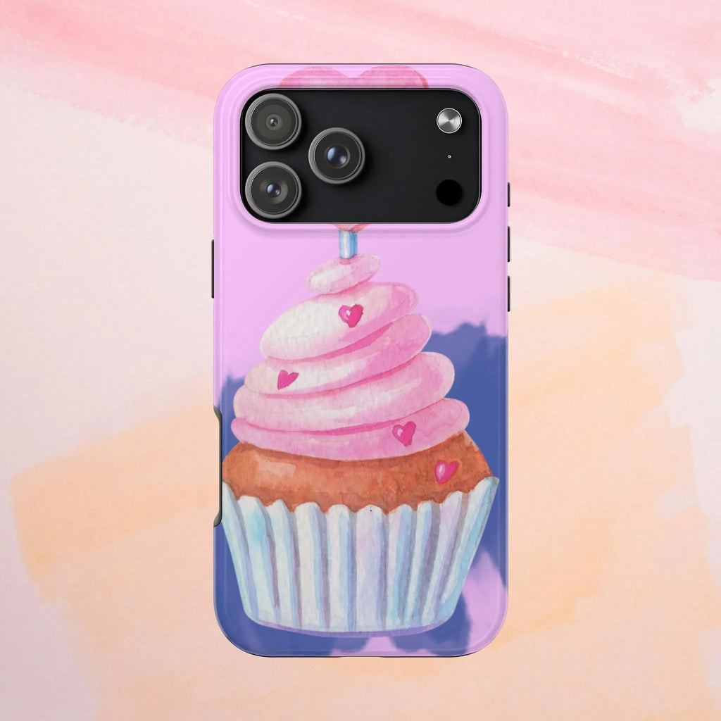 Cutie Cupcake Phone Case (Apple & Android) - Pink Sweetheart