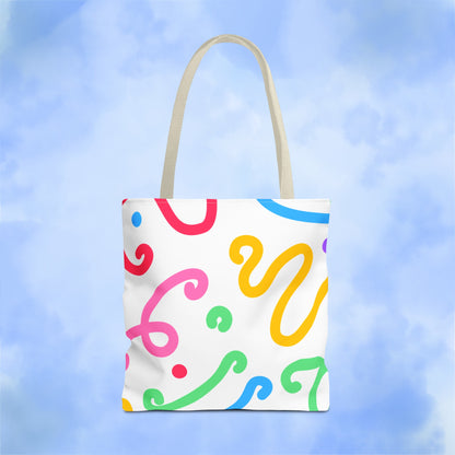 Colorful Doodles Tote Bag