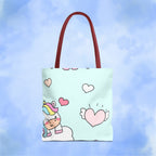 Cute Chibi Unicorn Tote Bag