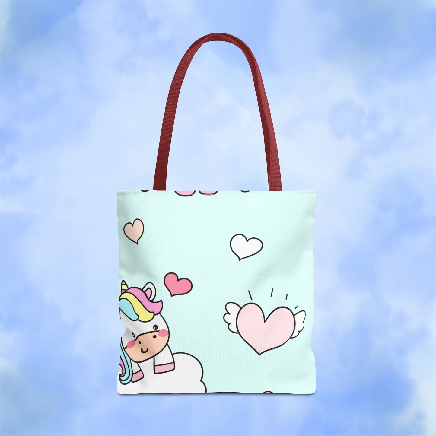 Cute Chibi Unicorn Tote Bag