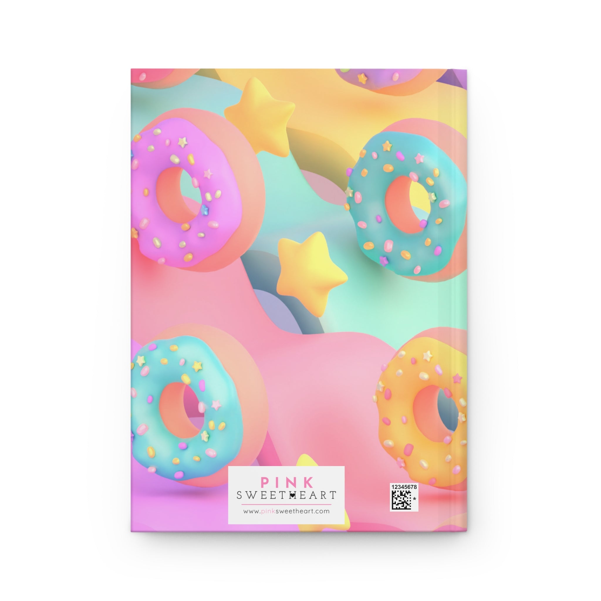 Starry Donuts Kawaii Hardcover Matte Journal