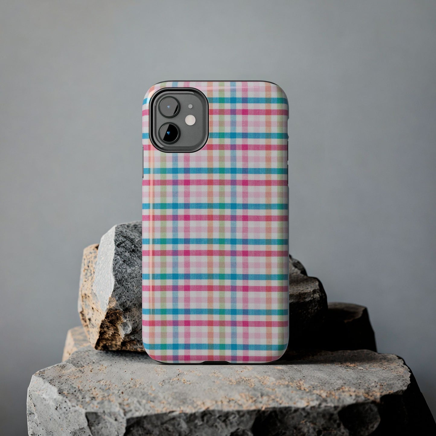 Checked Pattern Phone Case