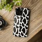 Spotted Animal Print Phone Case (Apple & Android) - Pink Sweetheart