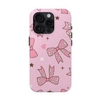 Pretty Pink Bows Phone Case (Apple & Android) - Pink Sweetheart