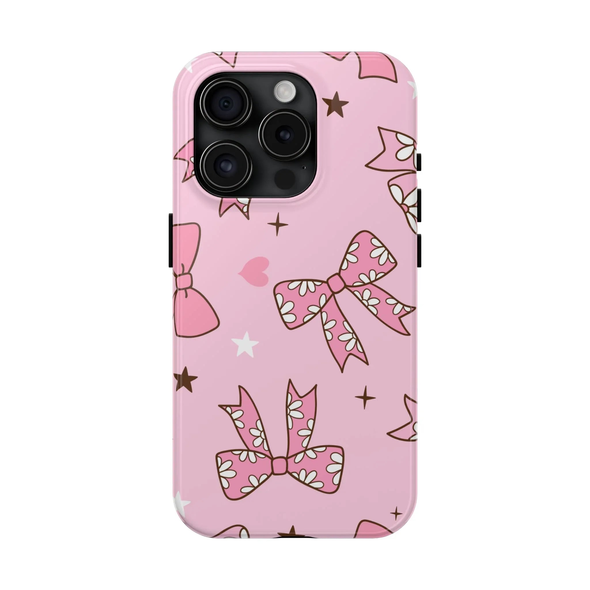 Pretty Pink Bows Phone Case (Apple & Android) - Pink Sweetheart
