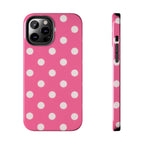 Pink Polka Dot Phone Case (Apple & Android) - Pink Sweetheart