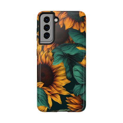 Dark Sunflower Phone Case