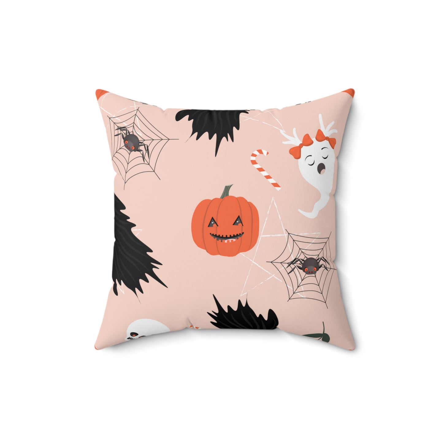 Ghostly Ghouls Square Pillow