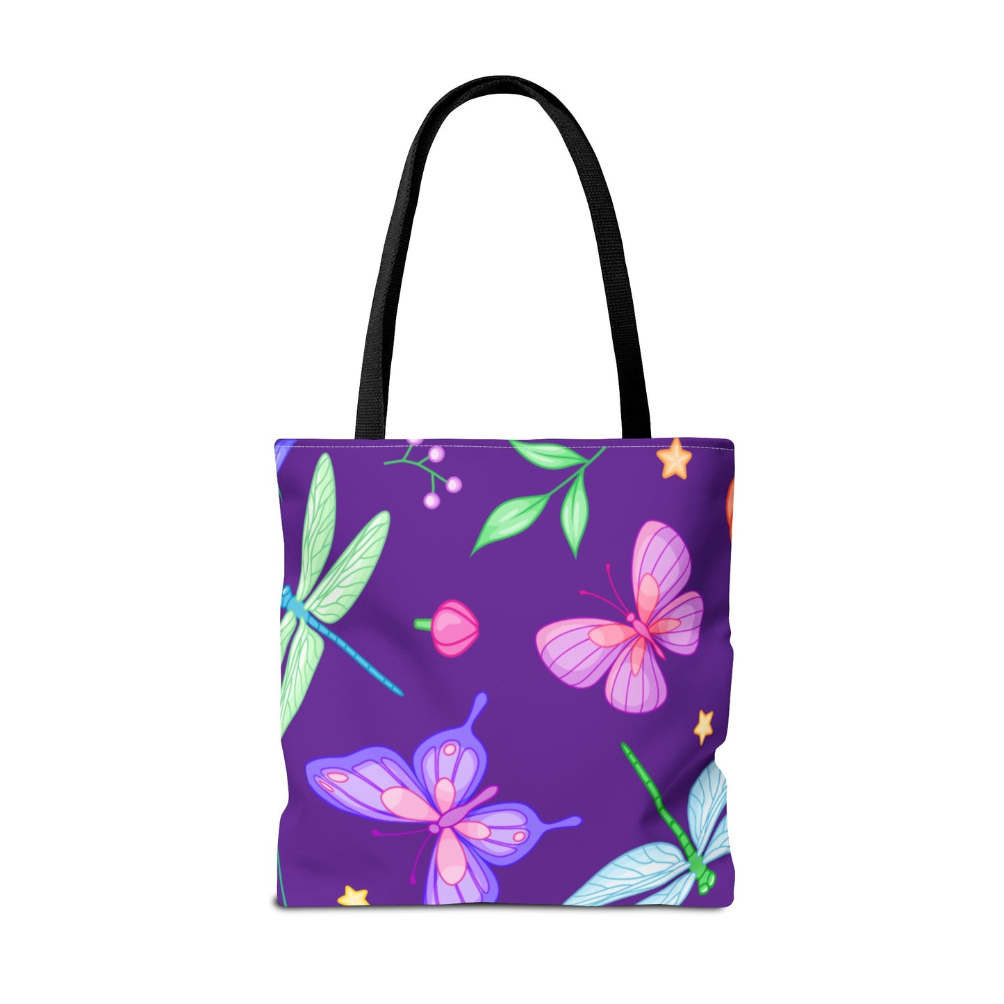 Purple Butterfly Forest Tote Bag