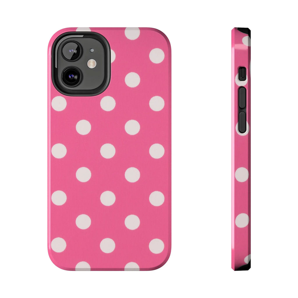 Pink Polka Dot Phone Case (Apple & Android) - Pink Sweetheart