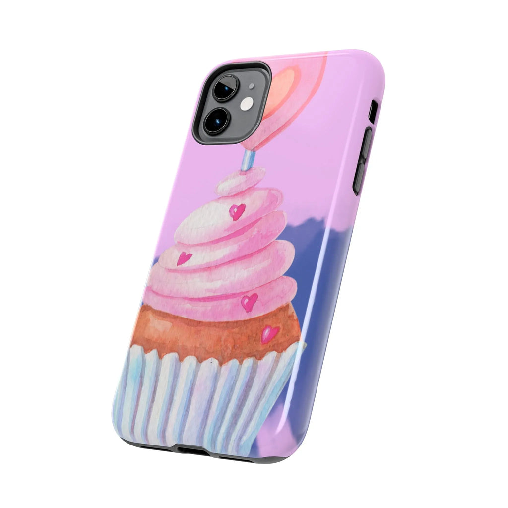 Cutie Cupcake Phone Case (Apple & Android) - Pink Sweetheart