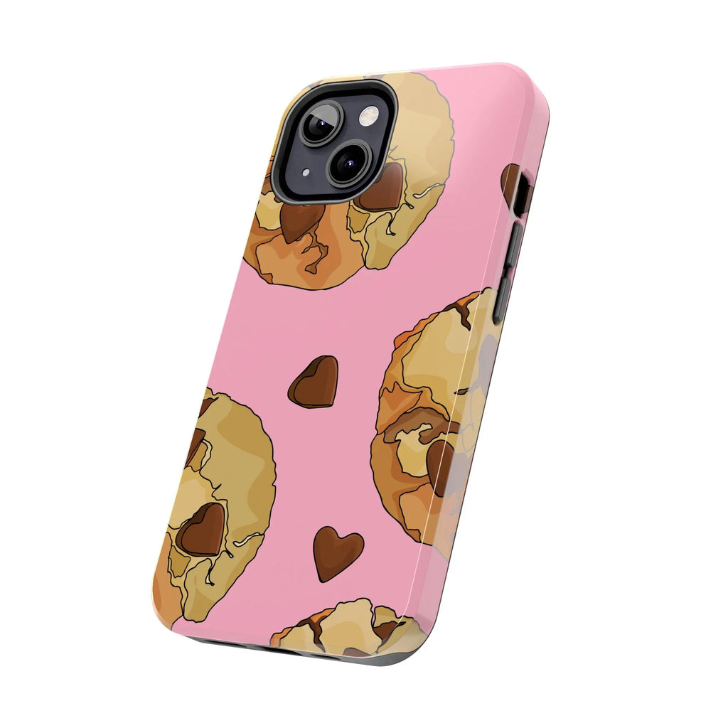 Chocolate Chip Cookies Phone Case (Apple & Android) - Pink Sweetheart