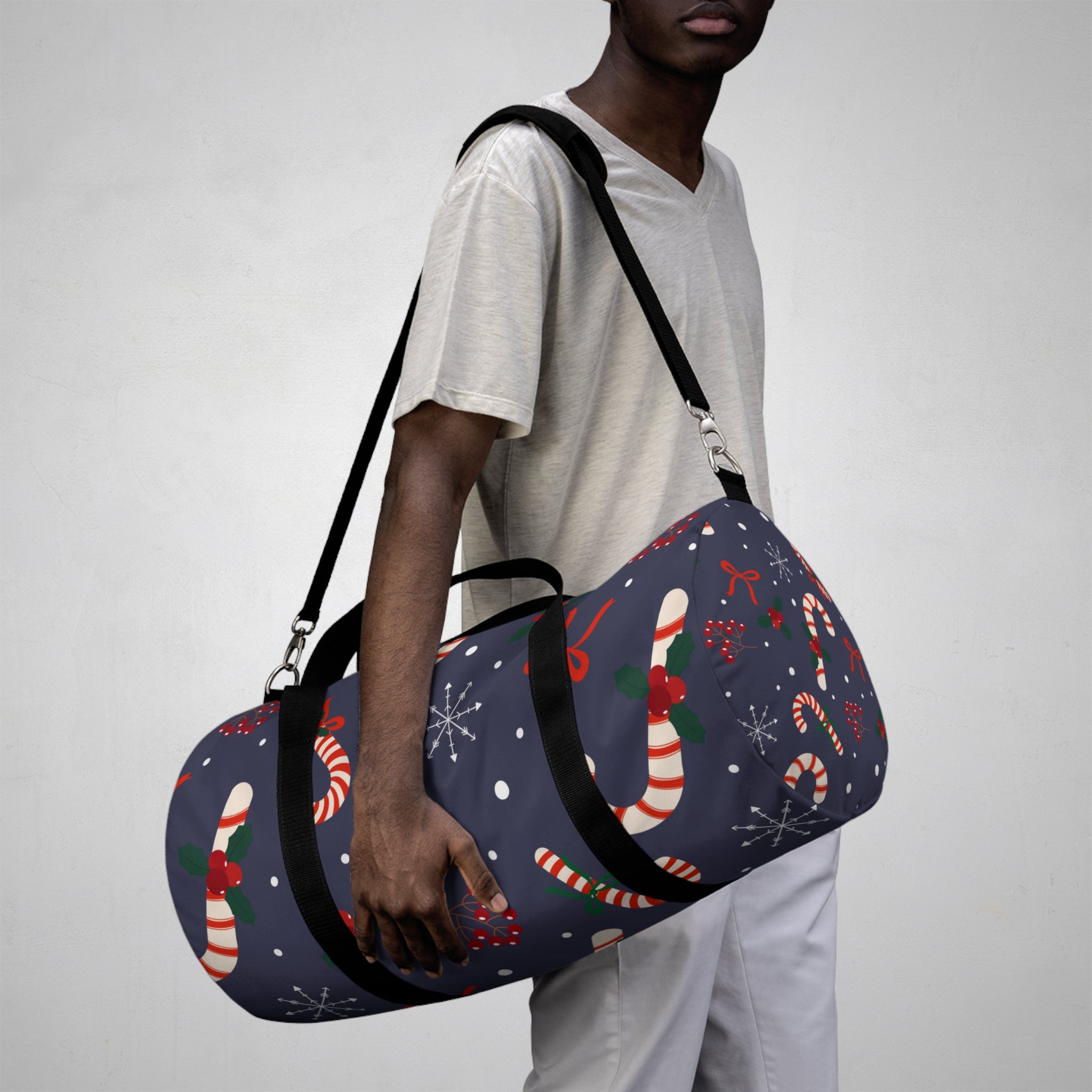 Xmas Peppermint Duffel Bag