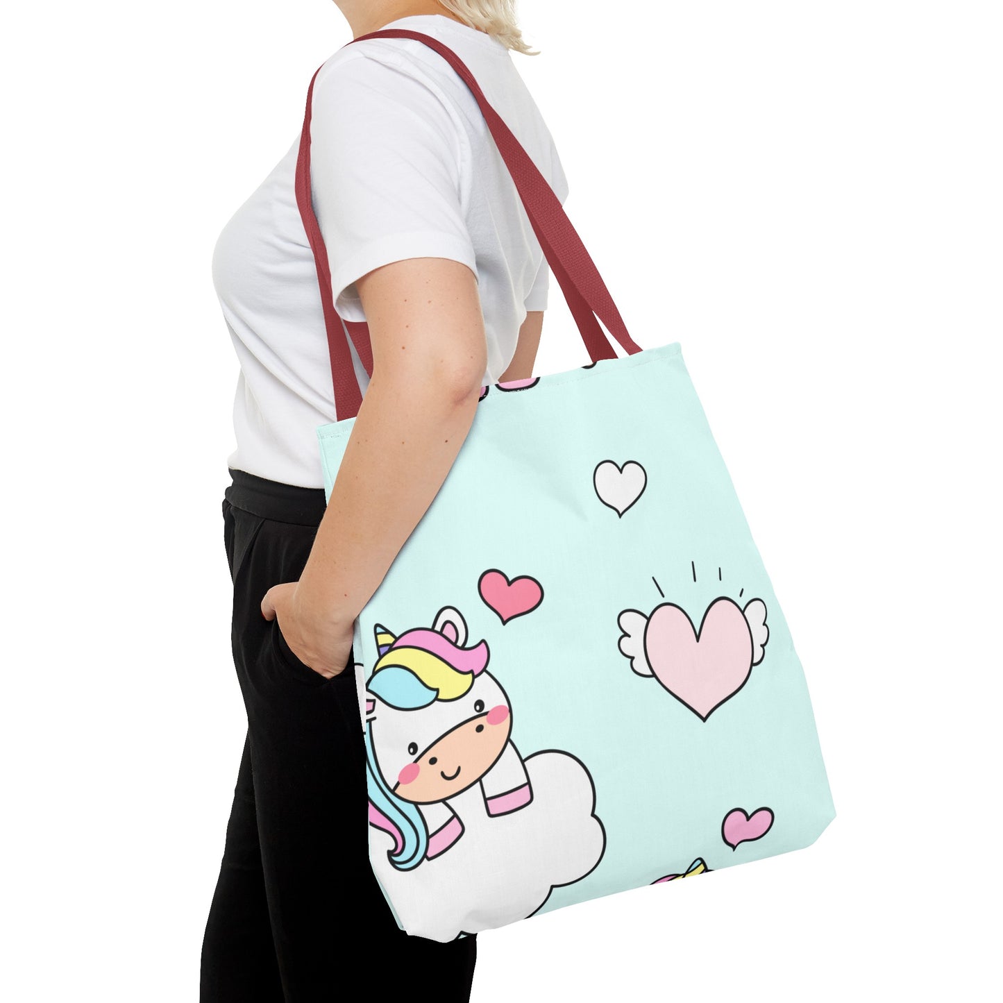 Cute Chibi Unicorn Tote Bag