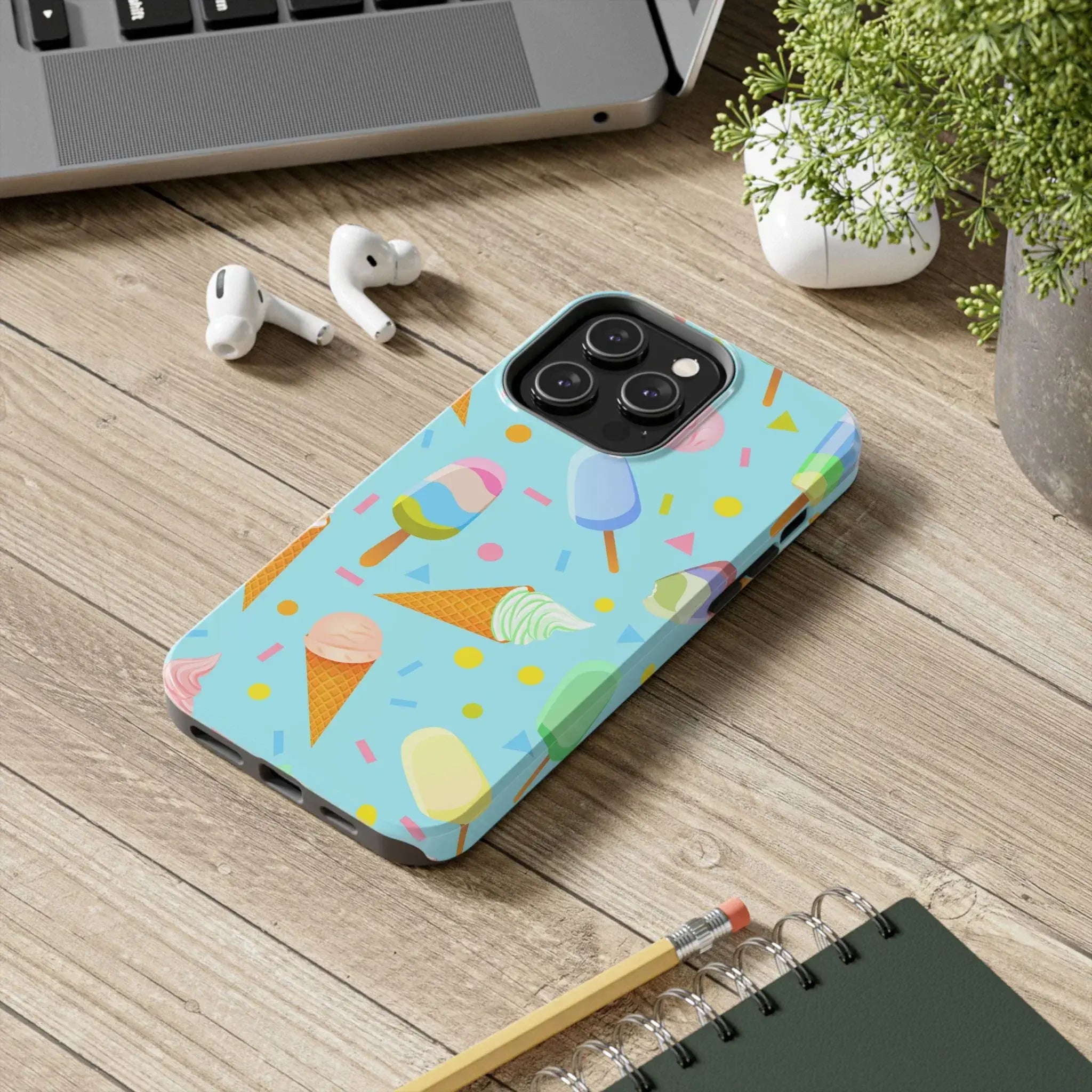 Ice Cream Festival Phone Case (Apple & Android) - Pink Sweetheart