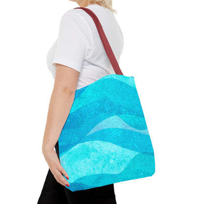 Blue Waves Tote Bag