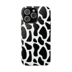 Spotted Animal Print Phone Case (Apple & Android) - Pink Sweetheart