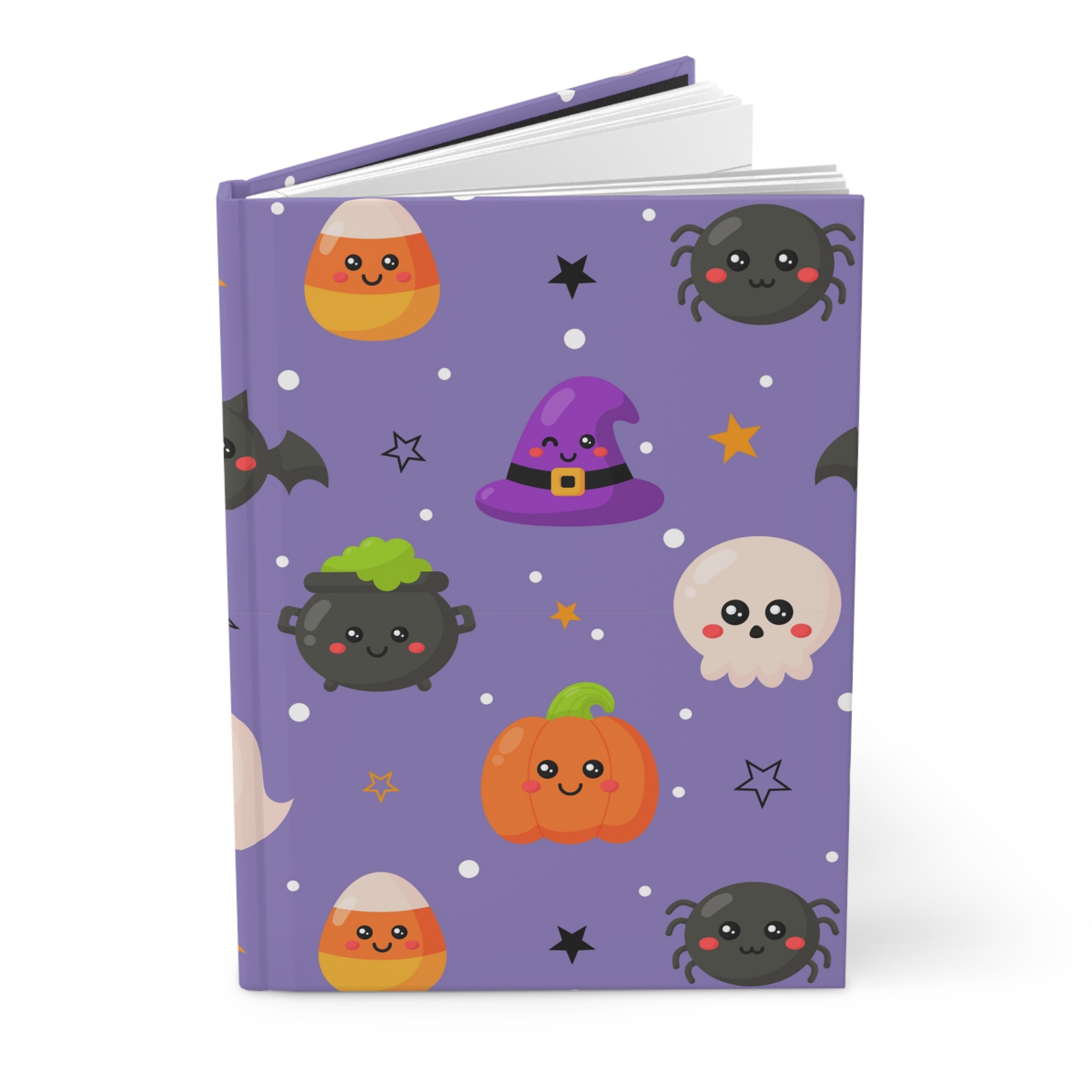 Pequeños amigos espeluznantes Cuaderno mate de tapa dura