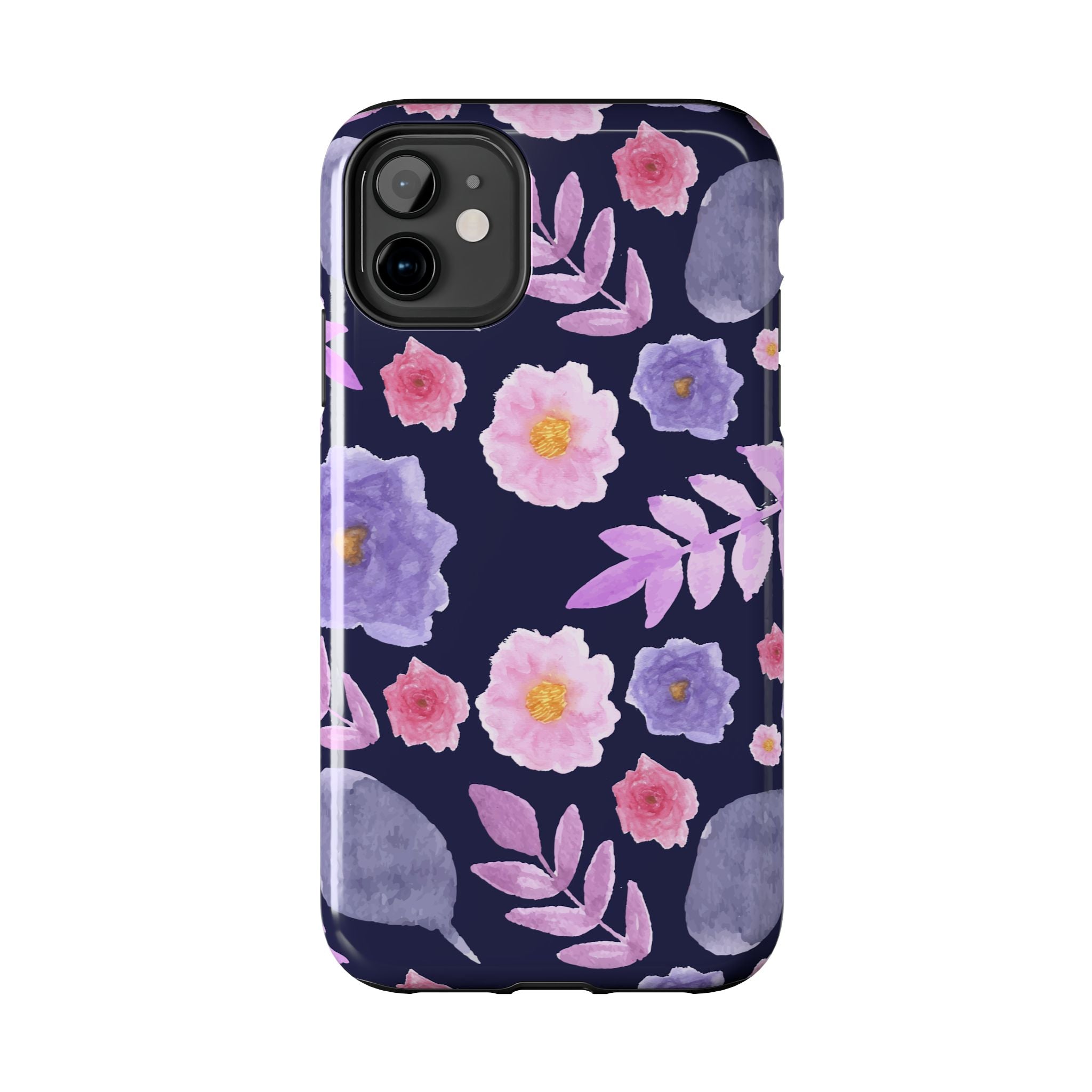 Purple Florals Phone Case (Apple & Android)