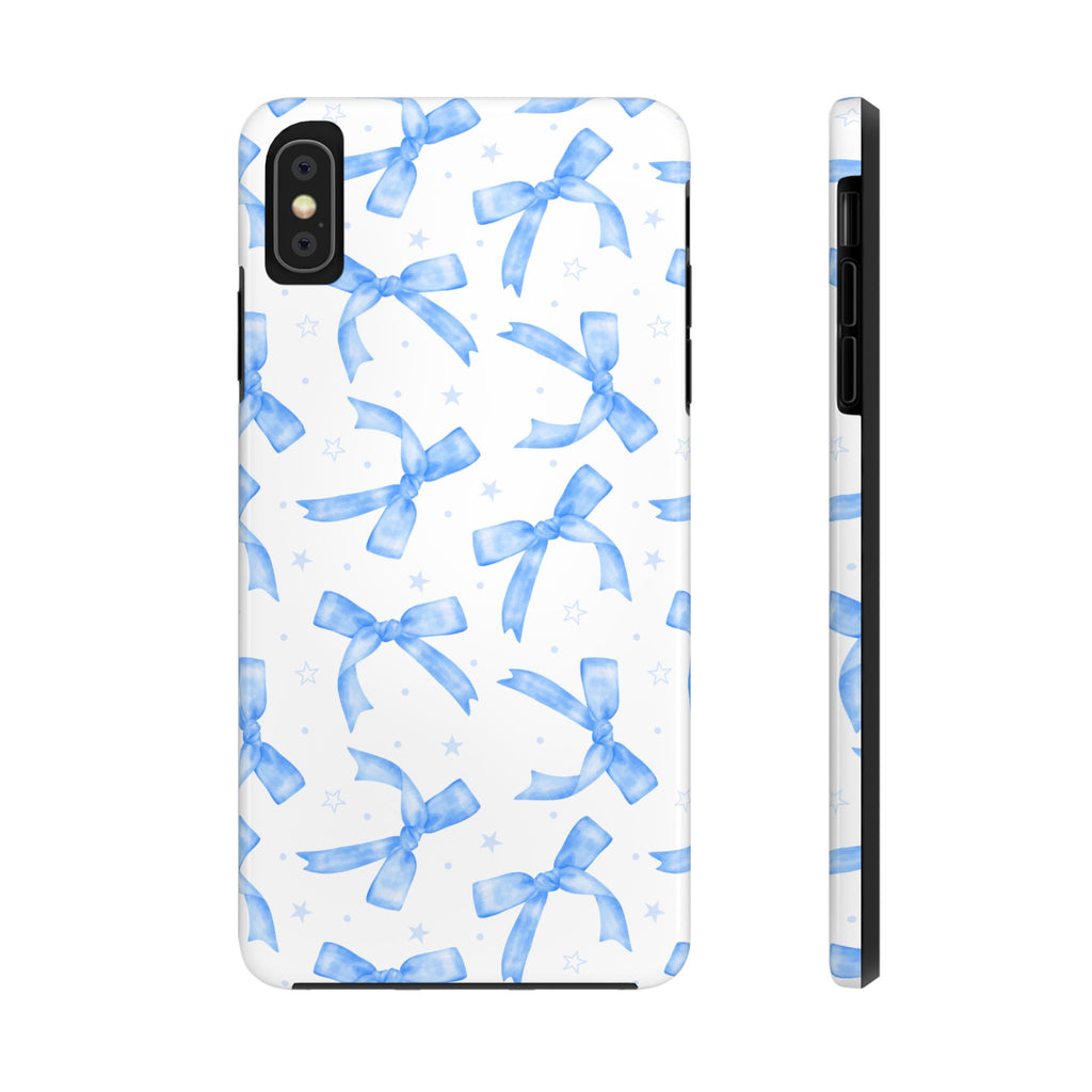 Lacey Baby Blue Ribbons Phone Case (Apple & Android)