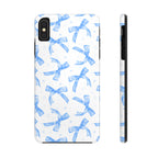 Lacey Baby Blue Ribbons Phone Case (Apple & Android)