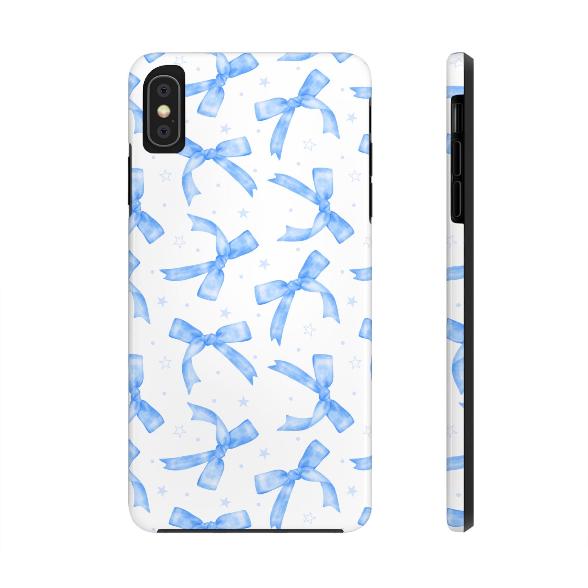 Lacey Baby Blue Ribbons Phone Case (Apple & Android)