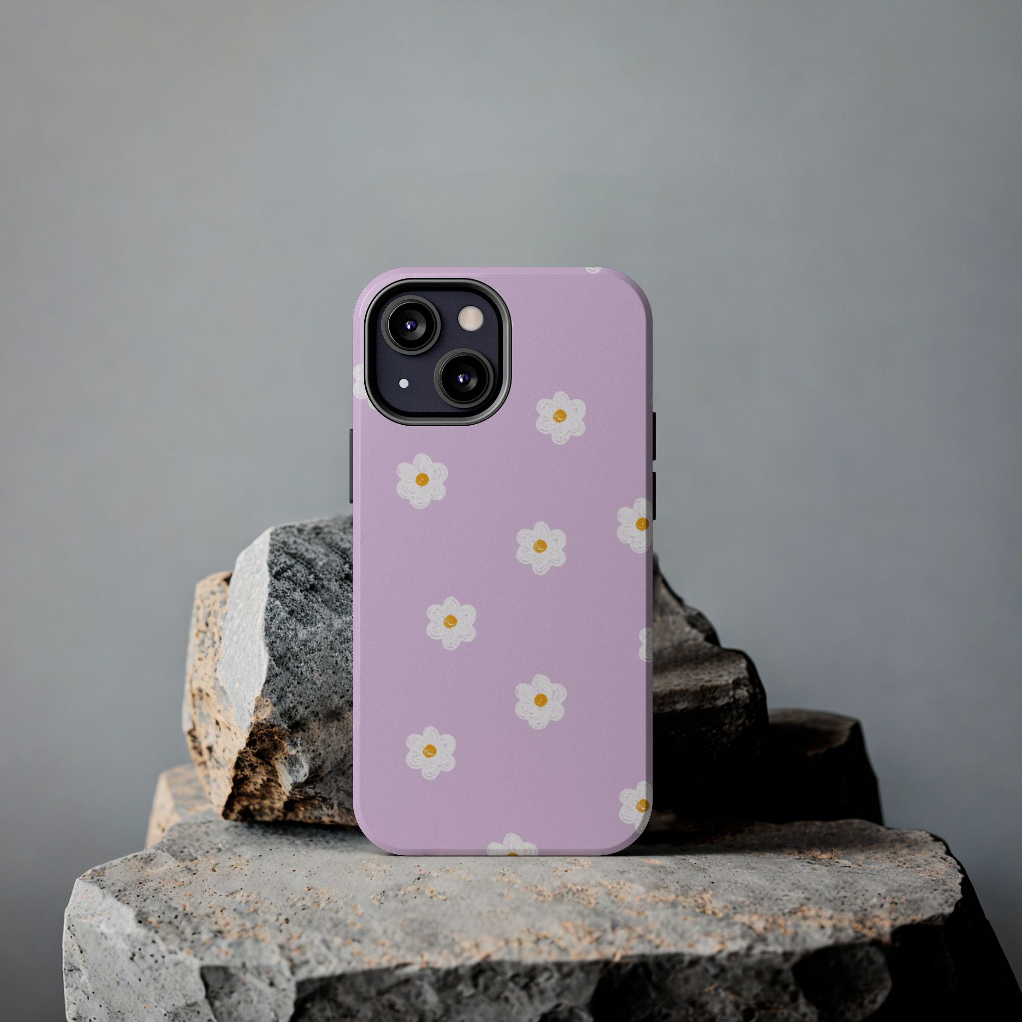 Purple and Mini Flowers Phone Case (Apple & Android)