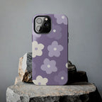 Pastel Purple Flowers Phone Case (Apple & Android) - Pink Sweetheart