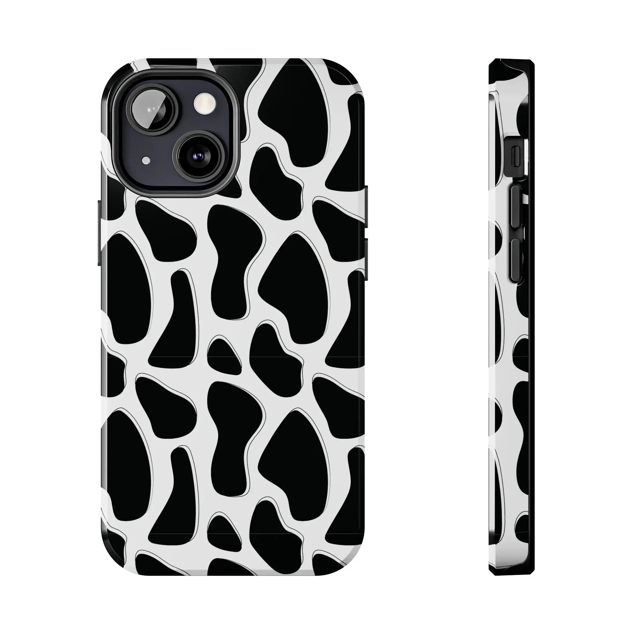 Spotted Animal Print Phone Case (Apple & Android) - Pink Sweetheart
