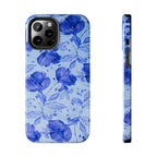 Blue Floral Pattern Phone Case (Apple & Android)