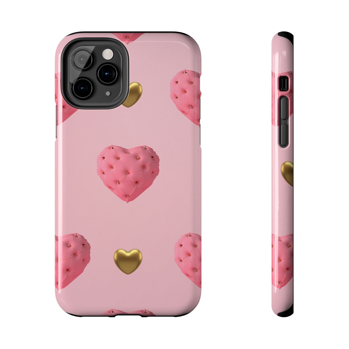 Heart of Gold Pink Phone Case