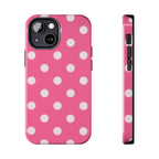 Pink Polka Dot Phone Case (Apple & Android)