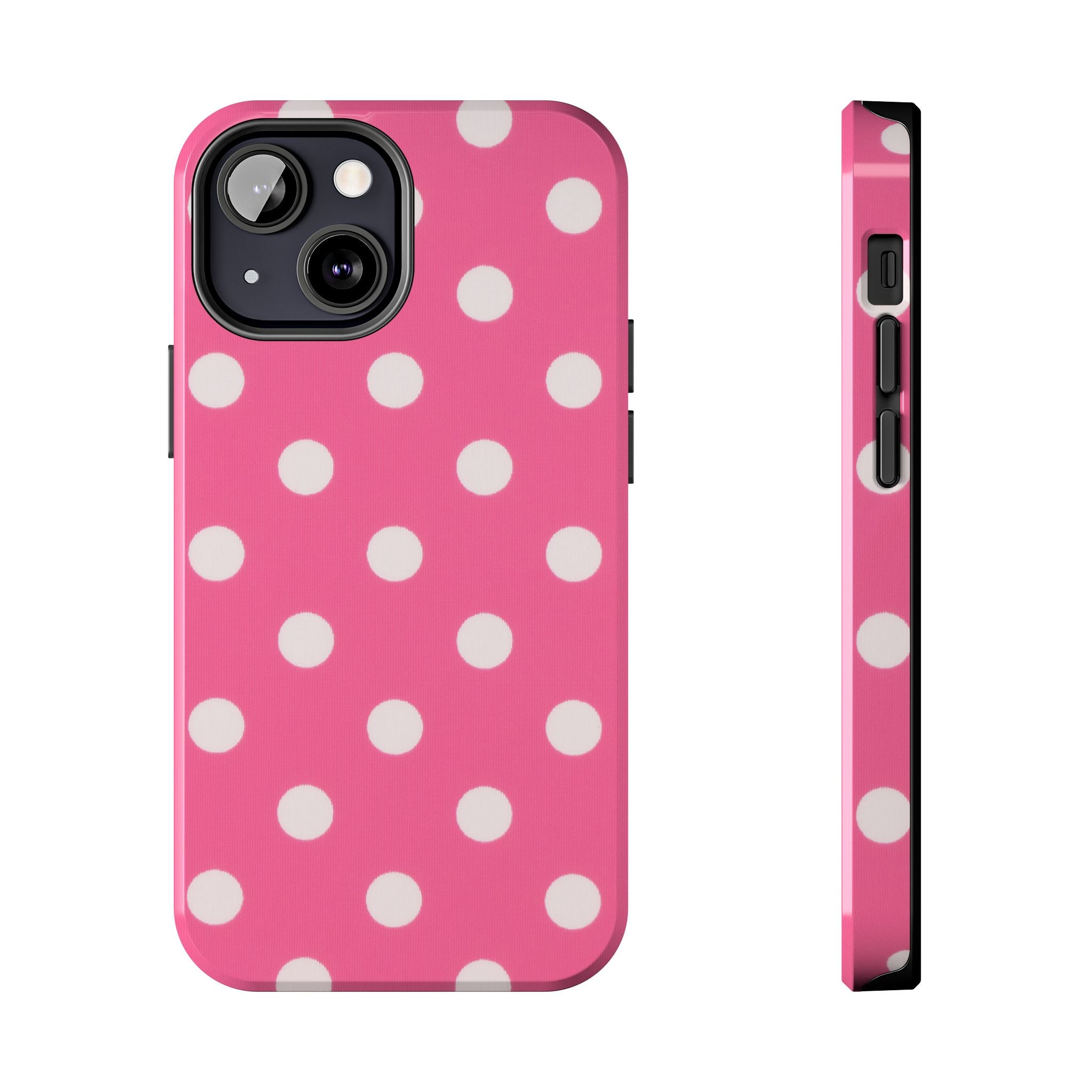 Pink Polka Dot Phone Case (Apple & Android)
