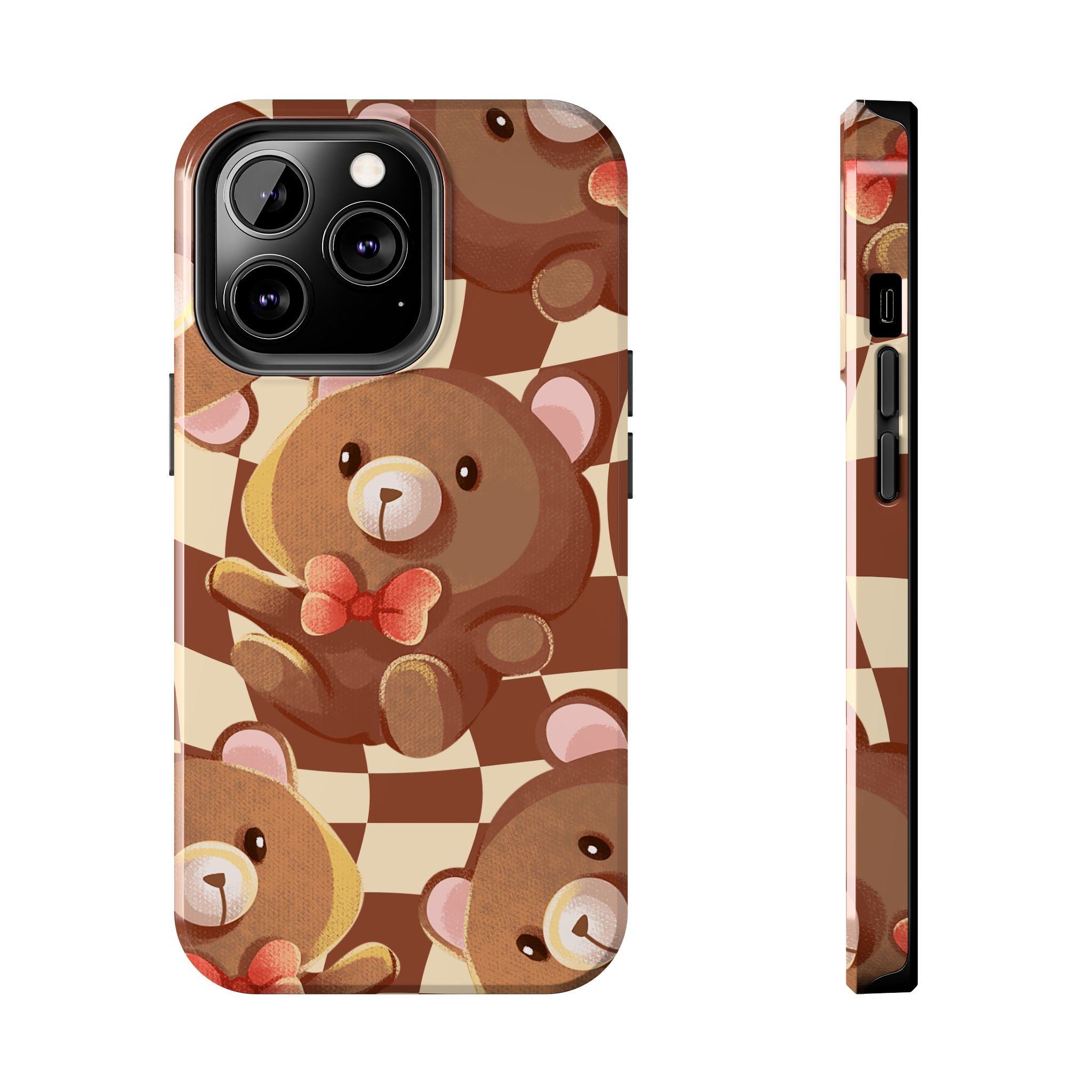 Retro Brown Bear Phone Case (Apple & Android)