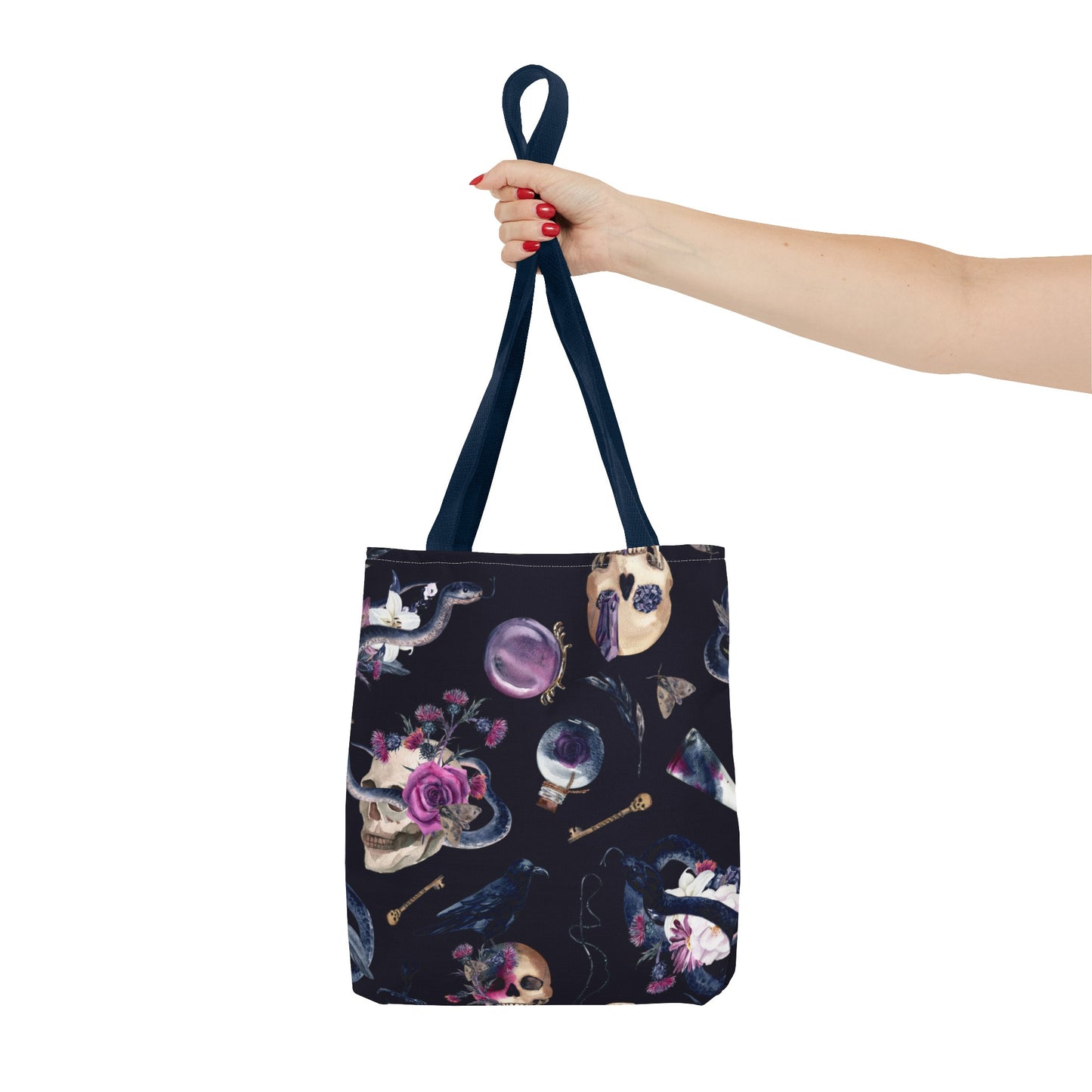 Gothic Floral Tote Bag