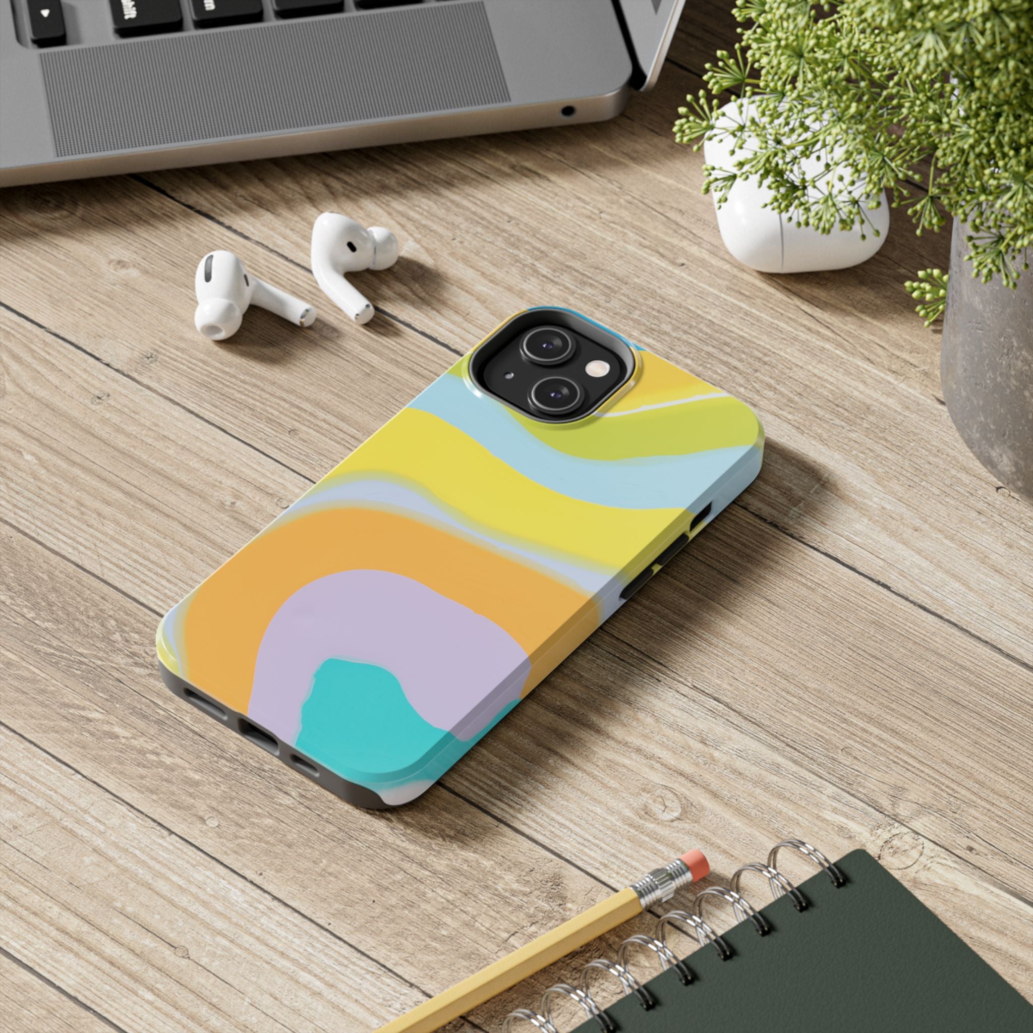 Colorful Pastel Marble Pattern Phone Case (Apple & Android)