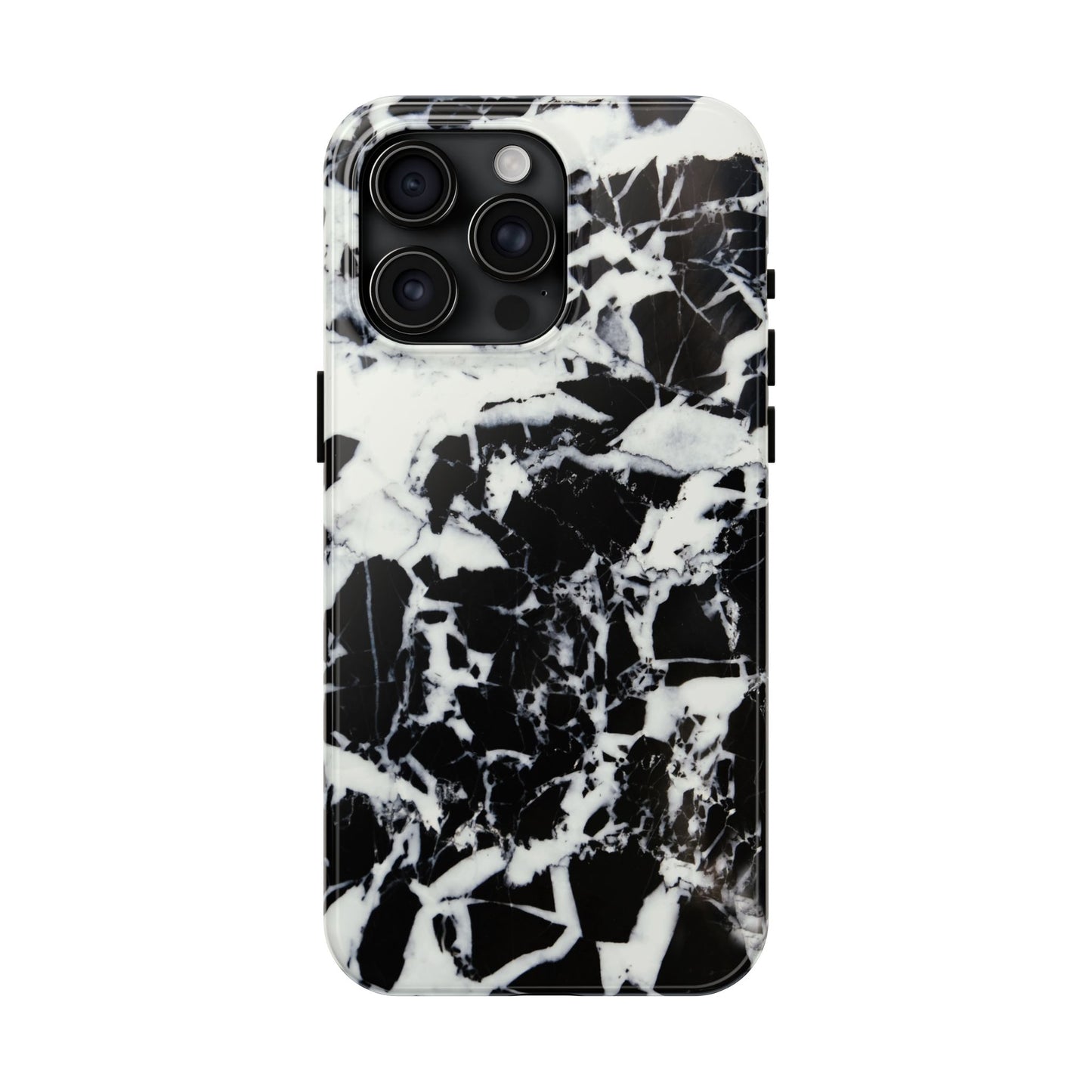 Black & White Shattered Phone Case