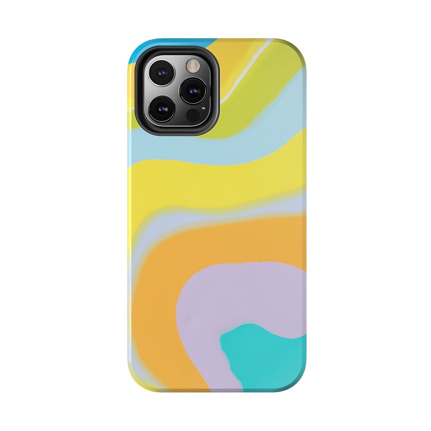 Colorful Pastel Marble Pattern Phone Case