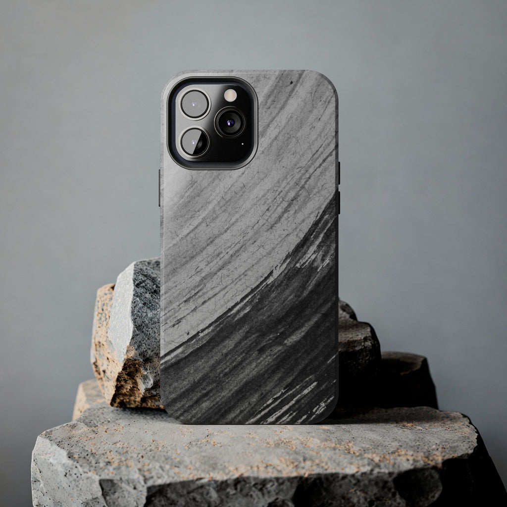 Black & Gray Phone Case (Apple & Android)