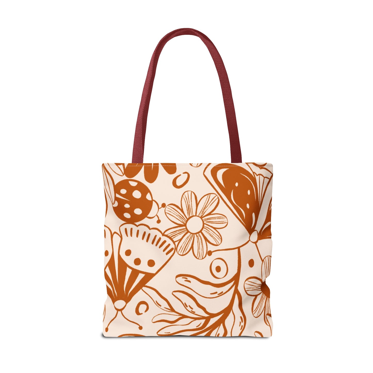 Autumn Butterfly Floral Tote Bag