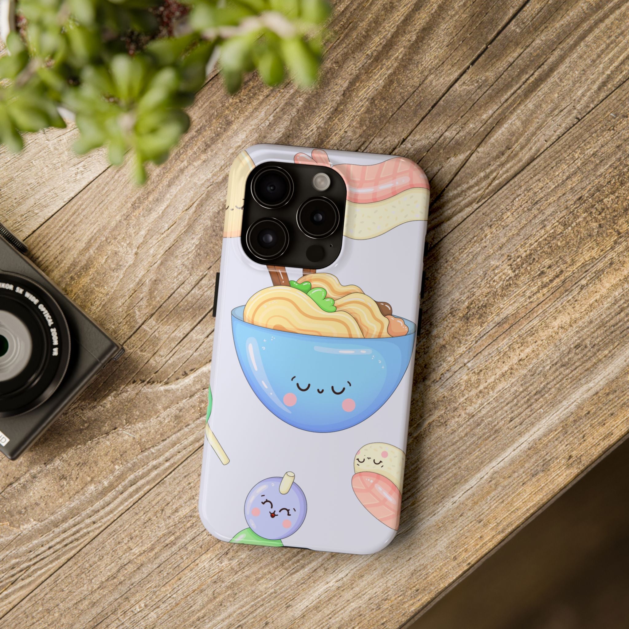 Kawaii Anime Snacks Phone Case (Apple & Android)