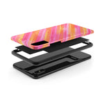 Pink Lemon Stripes Phone Case (Apple & Android)