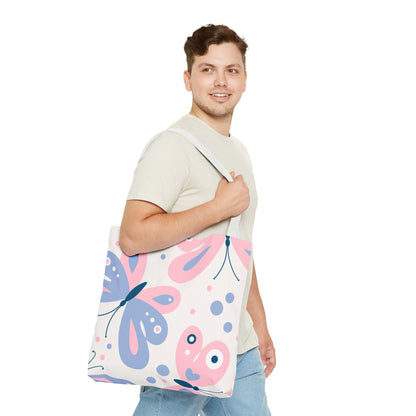 Pastel Butterlies Tote Bag