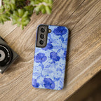 Blue Floral Pattern Phone Case (Apple & Android)