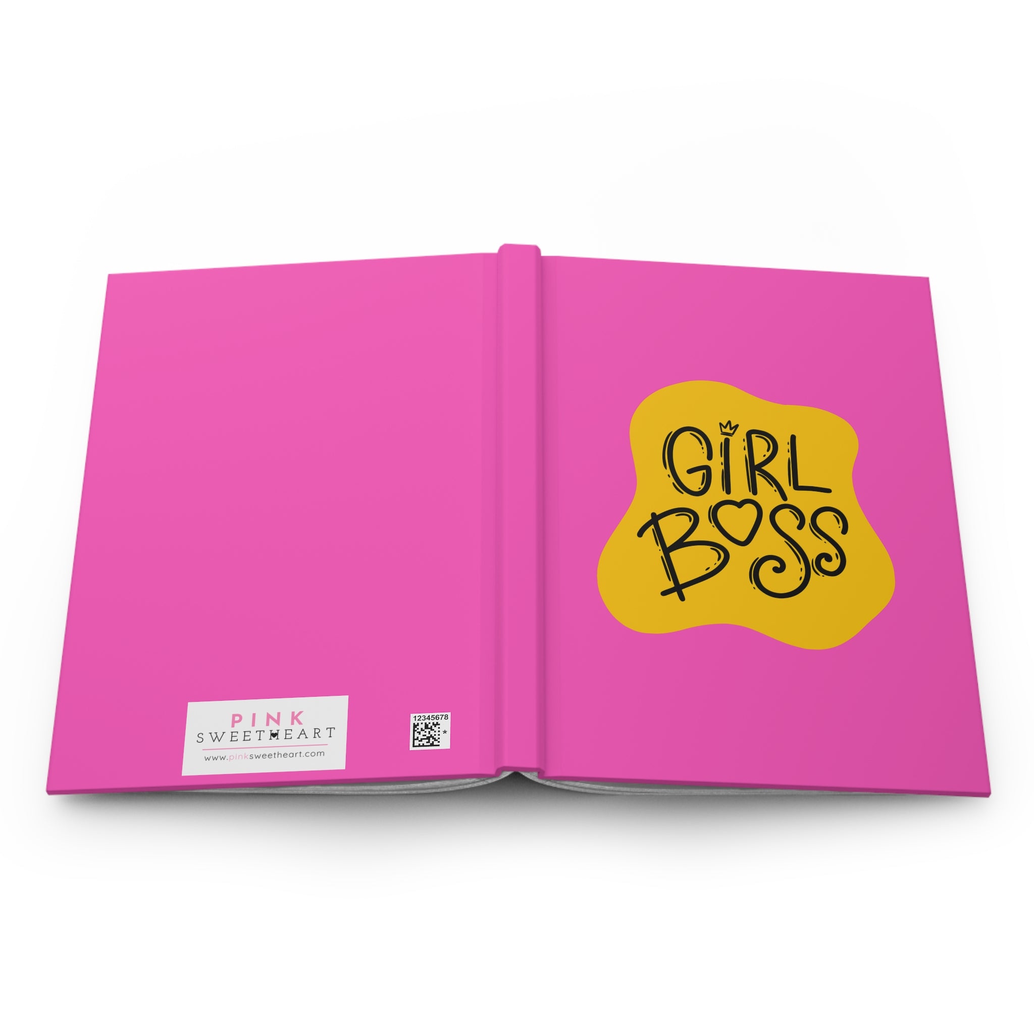Cuaderno mate de tapa dura Girl Boss