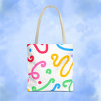 Colorful Doodles Tote Bag