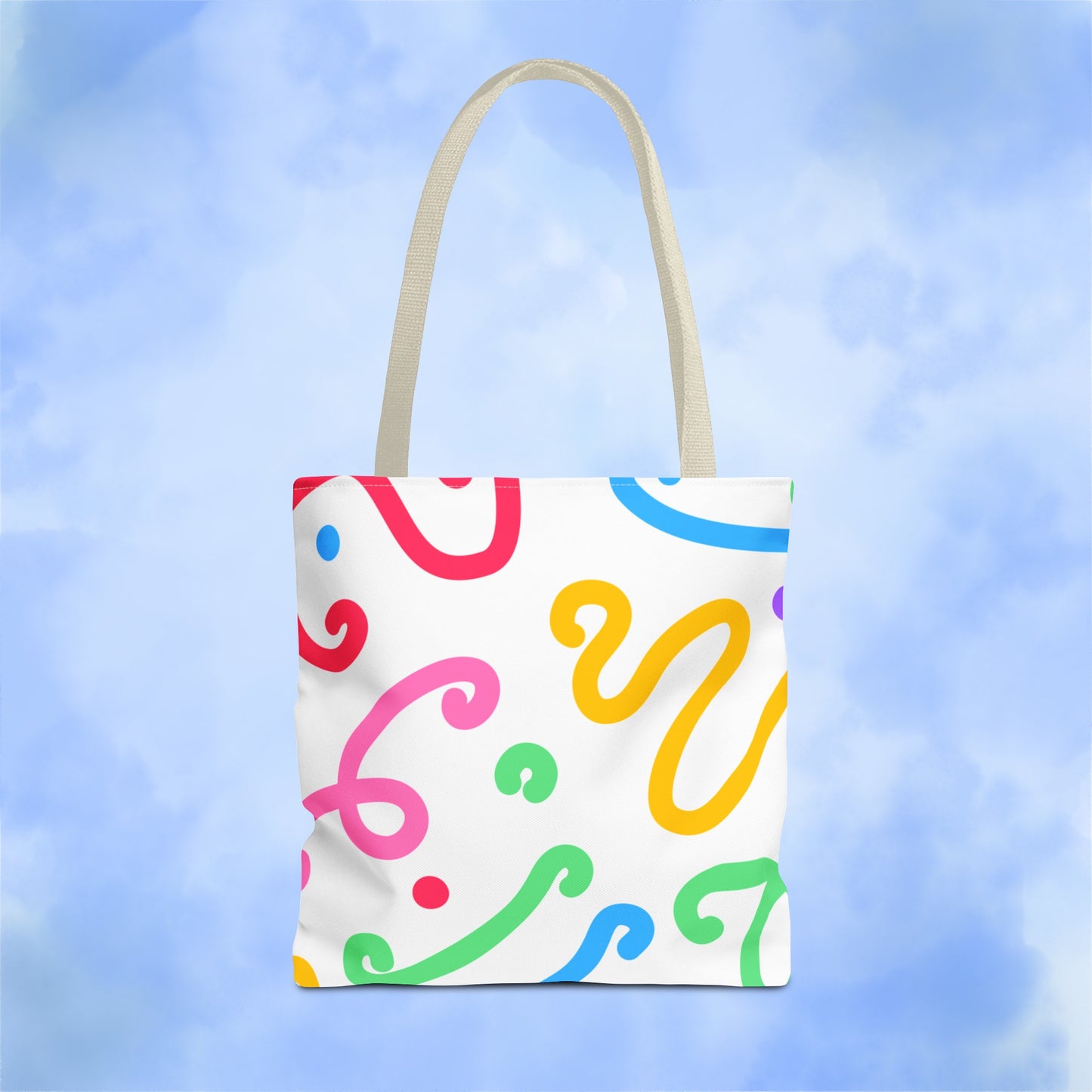 Colorful Doodles Tote Bag