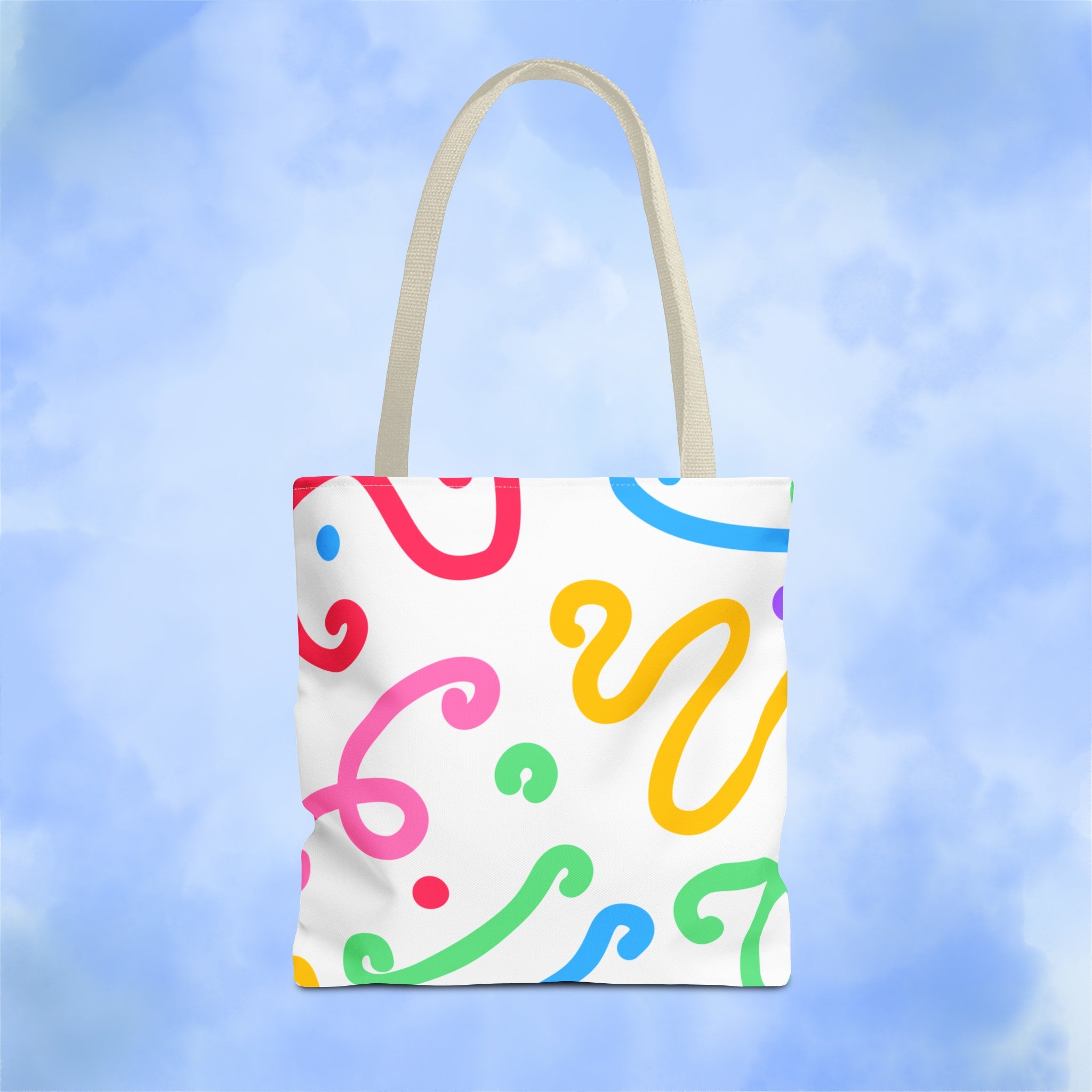 Colorful Doodles Tote Bag