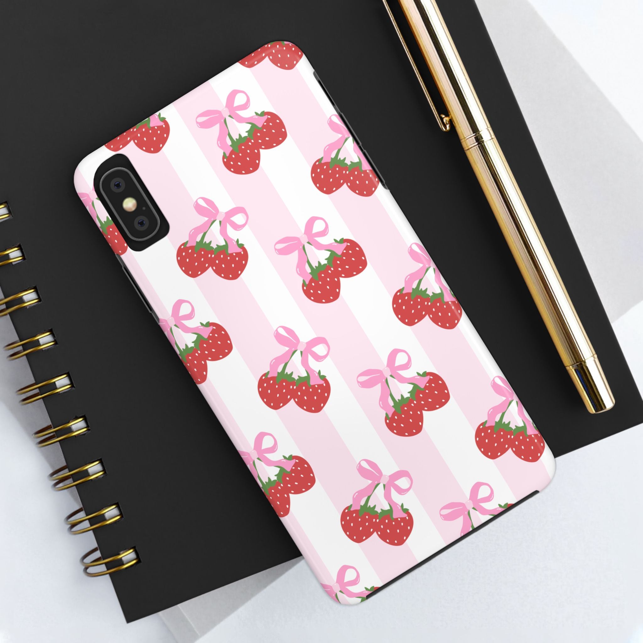 Strawberry Cherries Phone Case (Apple & Android)
